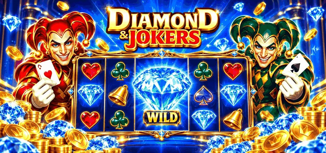 Juegos de casino en Diamond and Jokers: Hold and Win